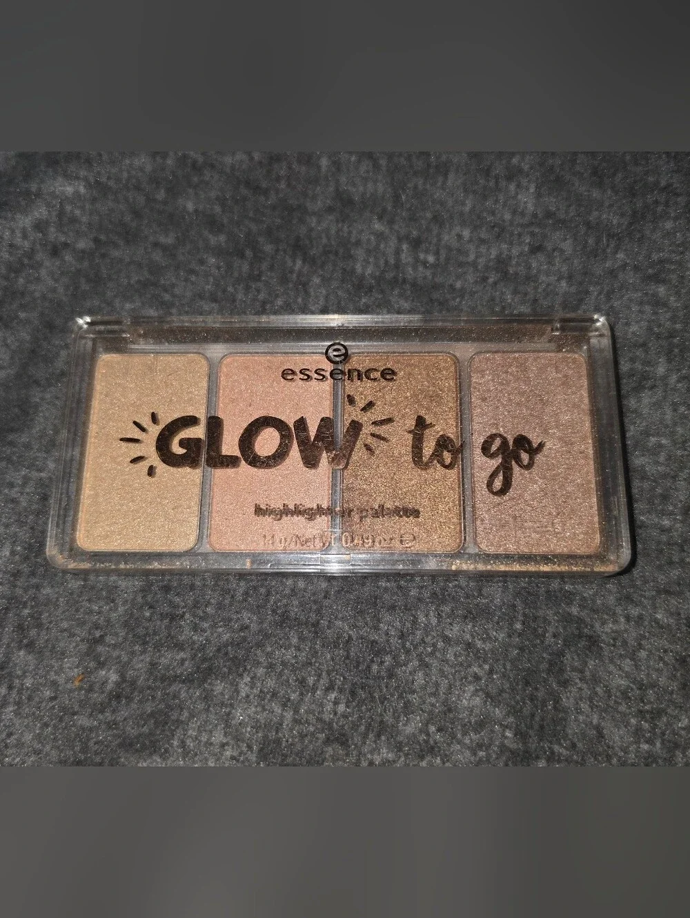 Essence Glow To Go Highlight Palette - 10 Sunkissed Glow 0.49oz Discontinued